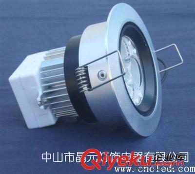 中山市晶元灯饰电器 专业厂家直供亚克力LED天花灯与格栅LED天花灯